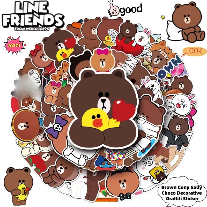 Brown Cony Sally Choco Creative Cartoon Anime Peripheral Handbook Sticker Holiday Gift Cute Kawaii Decorative Graffiti Sticker
Brown Cony Sally Choco Creative Cartoon Anime Peripheral Handbook Sticker Holiday Gift Cute Kawaii Decorative Graffiti Sticker