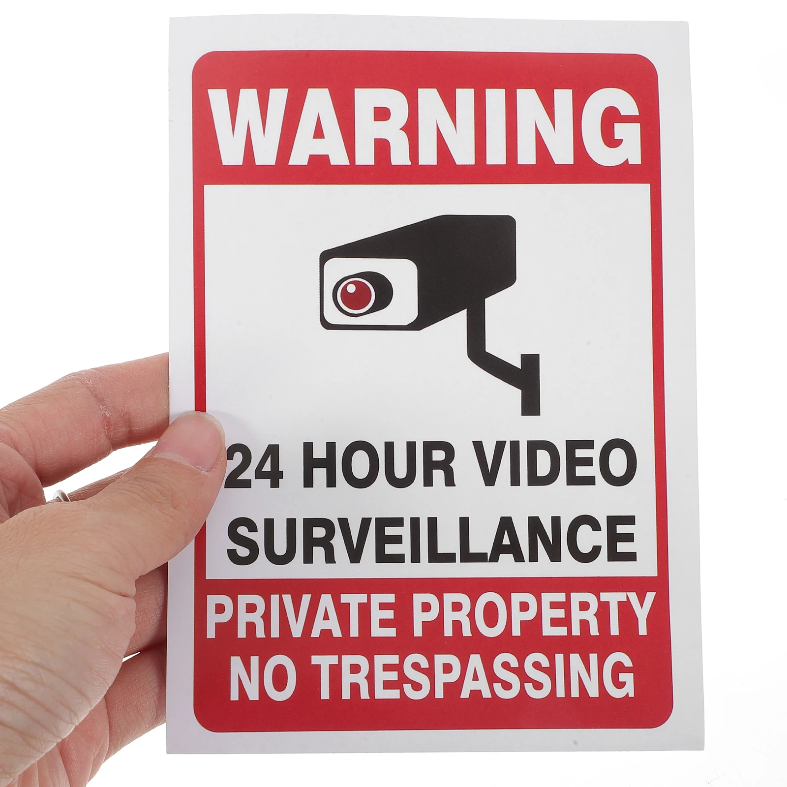Outdoor Safety Warning Sticker 24 Hours Sign Monitoring Decal Private Area Reminder
Outdoor Safety Warning Sticker 24 Hours Sign Monitoring Decal Private Area Reminder