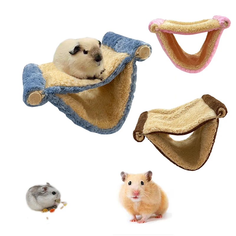 Pet Hammock for Small Animal Double Thick Plush Warm Bed for Hamster House Nest Sleeping Bag Hanging Tree Beds Pet Hamster Nest
Pet Hammock for Small Animal Double Thick Plush Warm Bed for Hamster House Nest Sleeping Bag Hanging Tree Beds Pet Hamster Nest