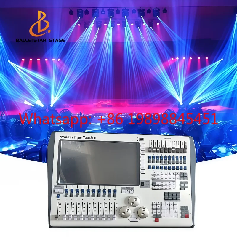 TOP Pearl Wing Tiger Touch II Lighting Console, DMX512 ArtNet Quartz Controller, I7 CPU 15.6" LED Screen for Stage DJ
TOP Pearl Wing Tiger Touch II Lighting Console, DMX512 ArtNet Quartz Controller, I7 CPU 15.6" LED Screen for Stage DJ