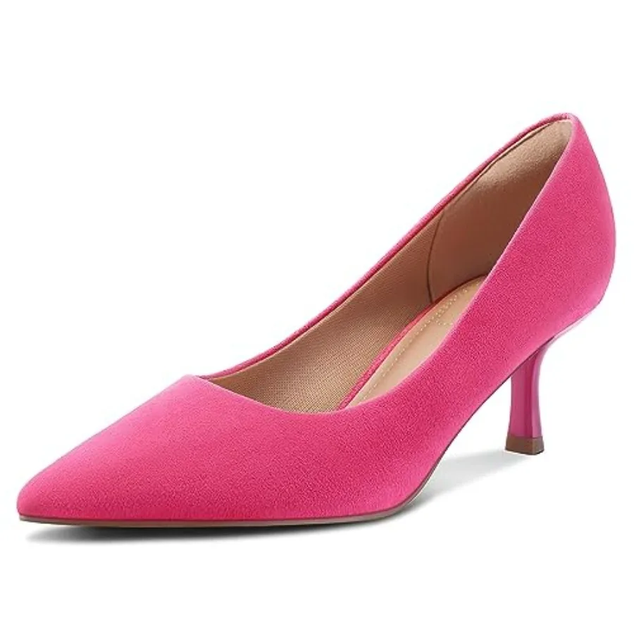 Kitten Heels for Women Low Heel Pumps 2 Inch Closed Toe Wedding Dress Shoes
Kitten Heels for Women Low Heel Pumps 2 Inch Closed Toe Wedding Dress Shoes