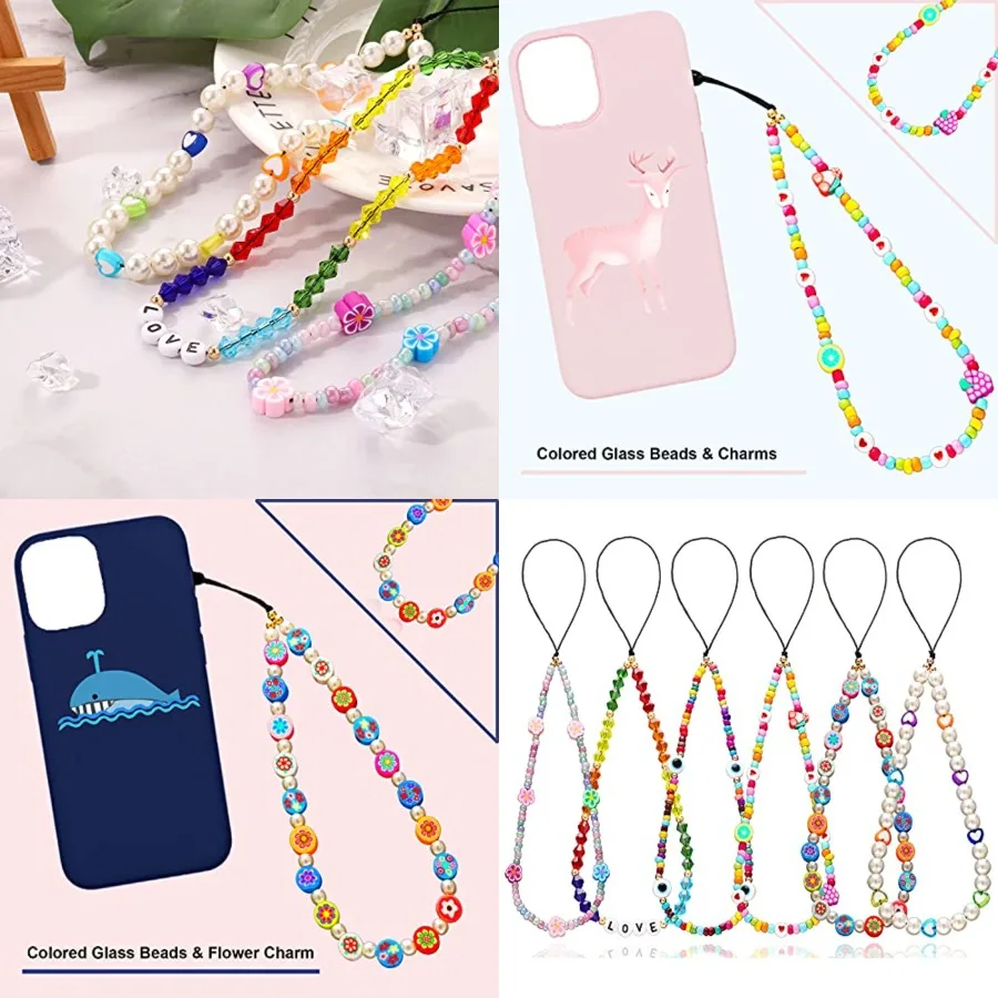Beaded Phone Charms Strap Fruit Star Faux Rainbow Beads Phone Chains Beaded Lanyard for Camera Key Wallet Valentines Day Gifts
Beaded Phone Charms Strap Fruit Star Faux Rainbow Beads Phone Chains Beaded Lanyard for Camera Key Wallet Valentines Day Gifts