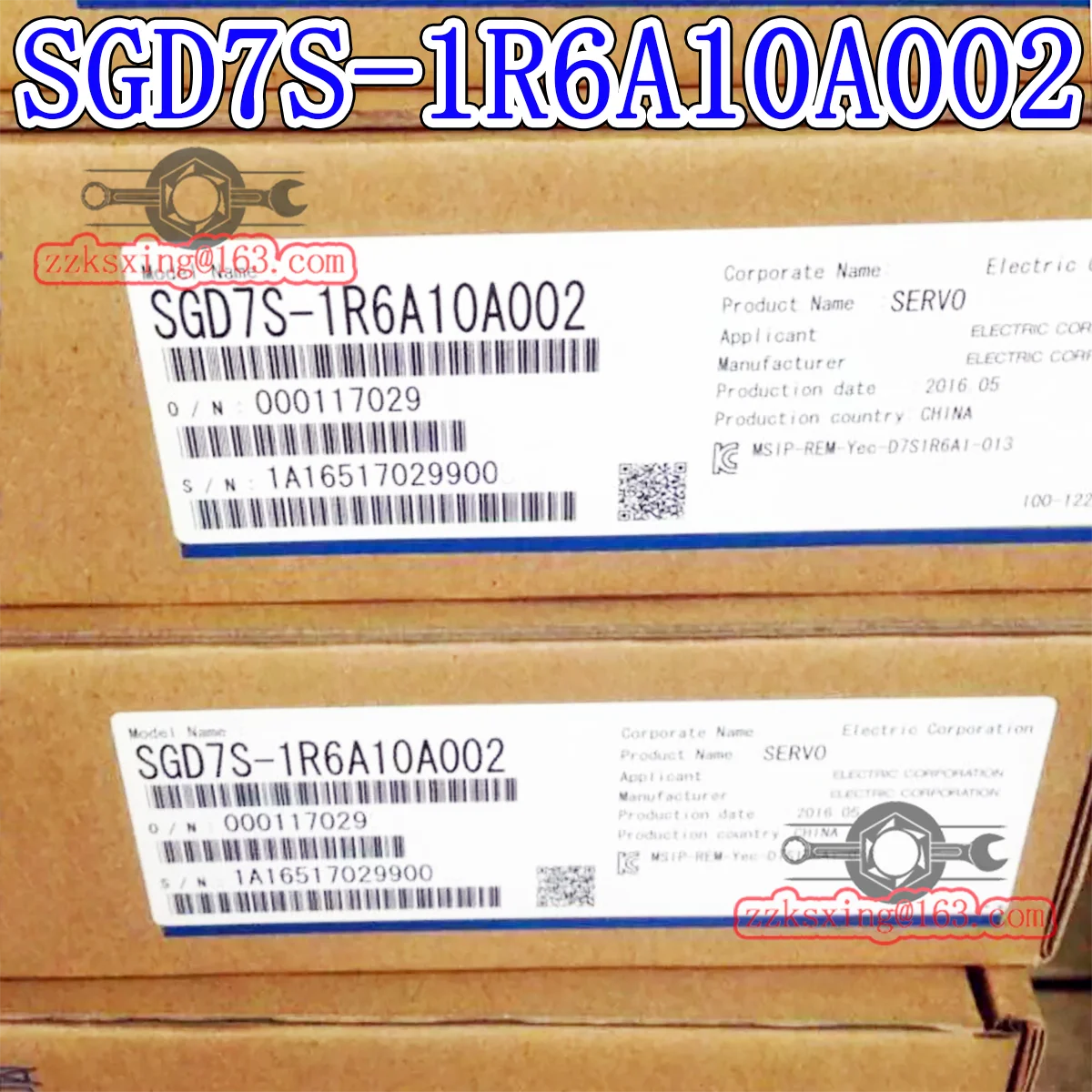 Совершенно новый SGD7S-1R6A10A002, оригинальный сервопривод переменного тока в коробке, быстрая доставка
Совершенно новый SGD7S-1R6A10A002, оригинальный сервопривод переменного тока в коробке, быстрая доставка