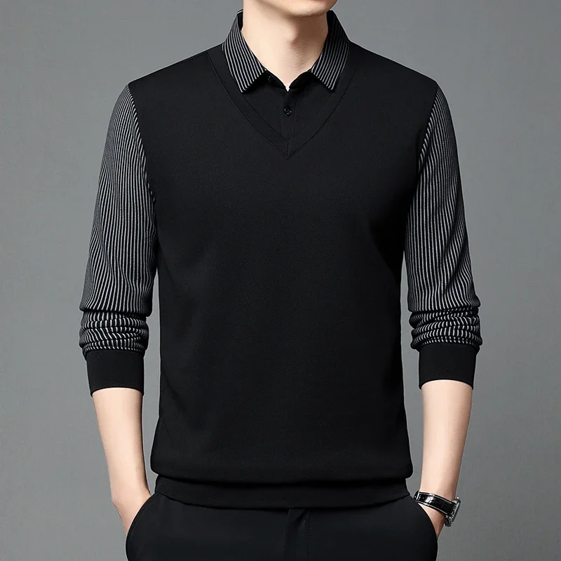Autumn and Winter New Men's Solid Color Comfortable and Warm Versatile Casual Fake Two Piece Plush Thickened Top
Autumn and Winter New Men's Solid Color Comfortable and Warm Versatile Casual Fake Two Piece Plush Thickened Top