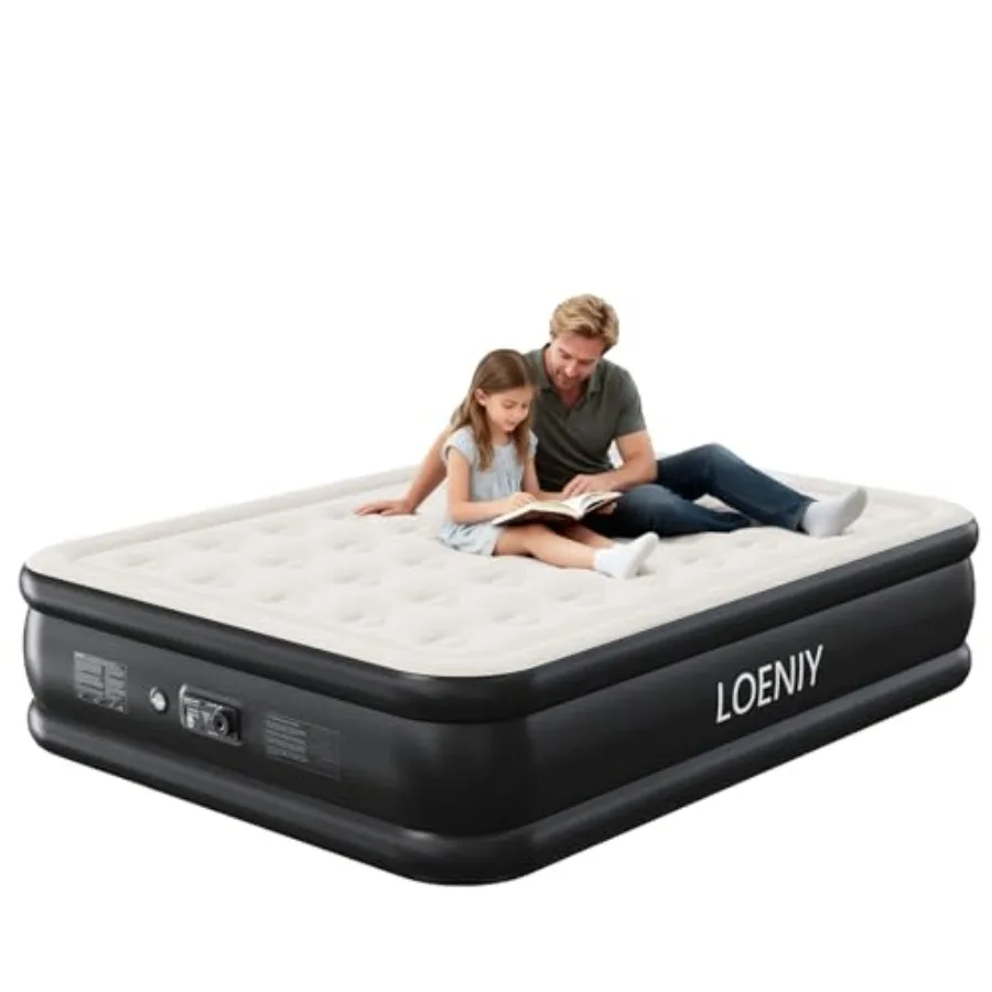 Air Mattress with Built in Pump 18" High Inflatable Mattress with Storage Bag 3 Mins Easy Inflation/Deflation 800lbs Heavy Duty
Air Mattress with Built in Pump 18" High Inflatable Mattress with Storage Bag 3 Mins Easy Inflation/Deflation 800lbs Heavy Duty