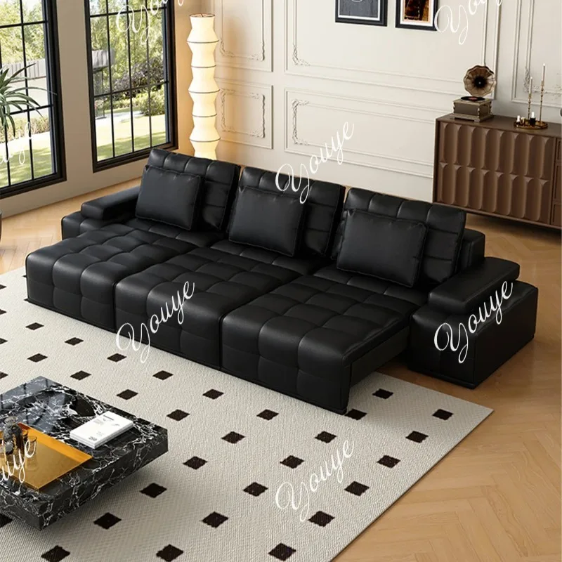 MINGDIBAO Modern Genuine Leather Sectional Sofa Bed – Convertible Couch with Tufted Backrest and Armrest,Functional Sleeper Sofa
MINGDIBAO Modern Genuine Leather Sectional Sofa Bed – Convertible Couch with Tufted Backrest and Armrest,Functional Sleeper Sofa