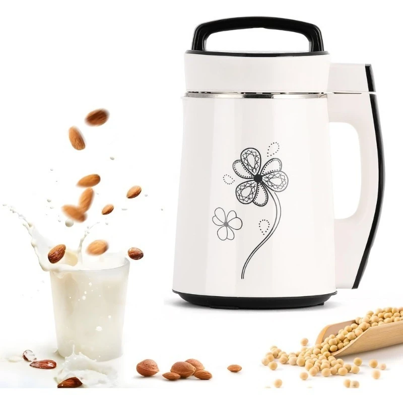 Automatic Soy Milk Maker Machine 37.2oz 1100ml Self Cleaning 8 in 1 Nut Milk Machine with Boil Water Function for Homemade
Automatic Soy Milk Maker Machine 37.2oz 1100ml Self Cleaning 8 in 1 Nut Milk Machine with Boil Water Function for Homemade