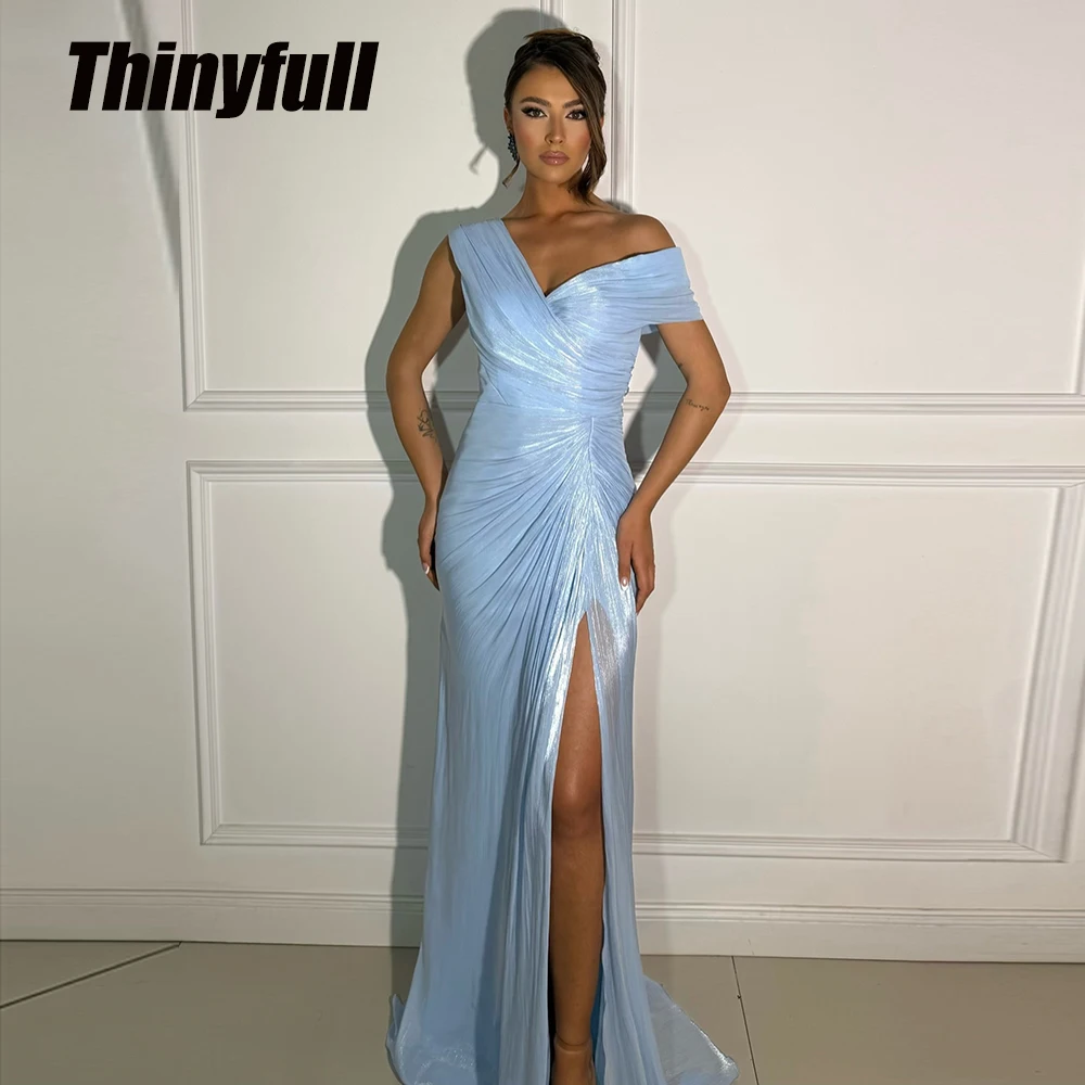 Thinyfull Shiny Satin Arab Mermaid Prom Dress 2026 Off Shoulder Evening Party Dress Split Long Gown Robe De Soirée Customized
Thinyfull Shiny Satin Arab Mermaid Prom Dress 2026 Off Shoulder Evening Party Dress Split Long Gown Robe De Soirée Customized