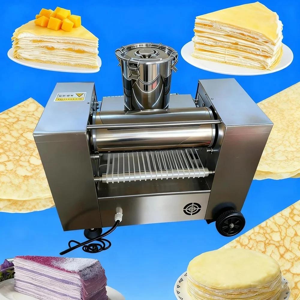 Hot Sale Automatic Pancake Crepe Making Machine 8-9.5 Inch Customized Commercial Baking Equipment for Restaurant
Hot Sale Automatic Pancake Crepe Making Machine 8-9.5 Inch Customized Commercial Baking Equipment for Restaurant