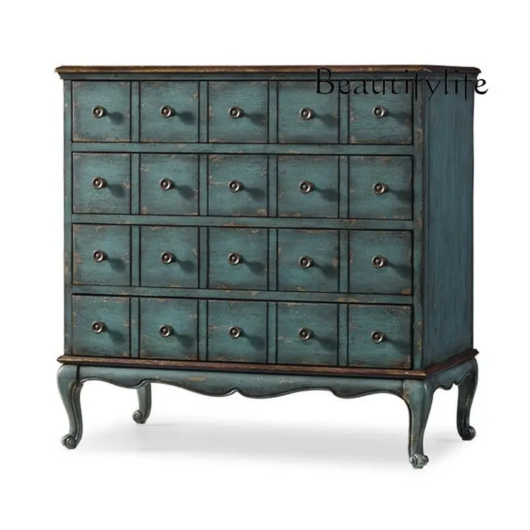 fully equipped designer style, high sense American rural solid wood decorative cabinet, retro and old entrance storage cabinet, 
fully equipped designer style, high sense American rural solid wood decorative cabinet, retro and old entrance storage cabinet,