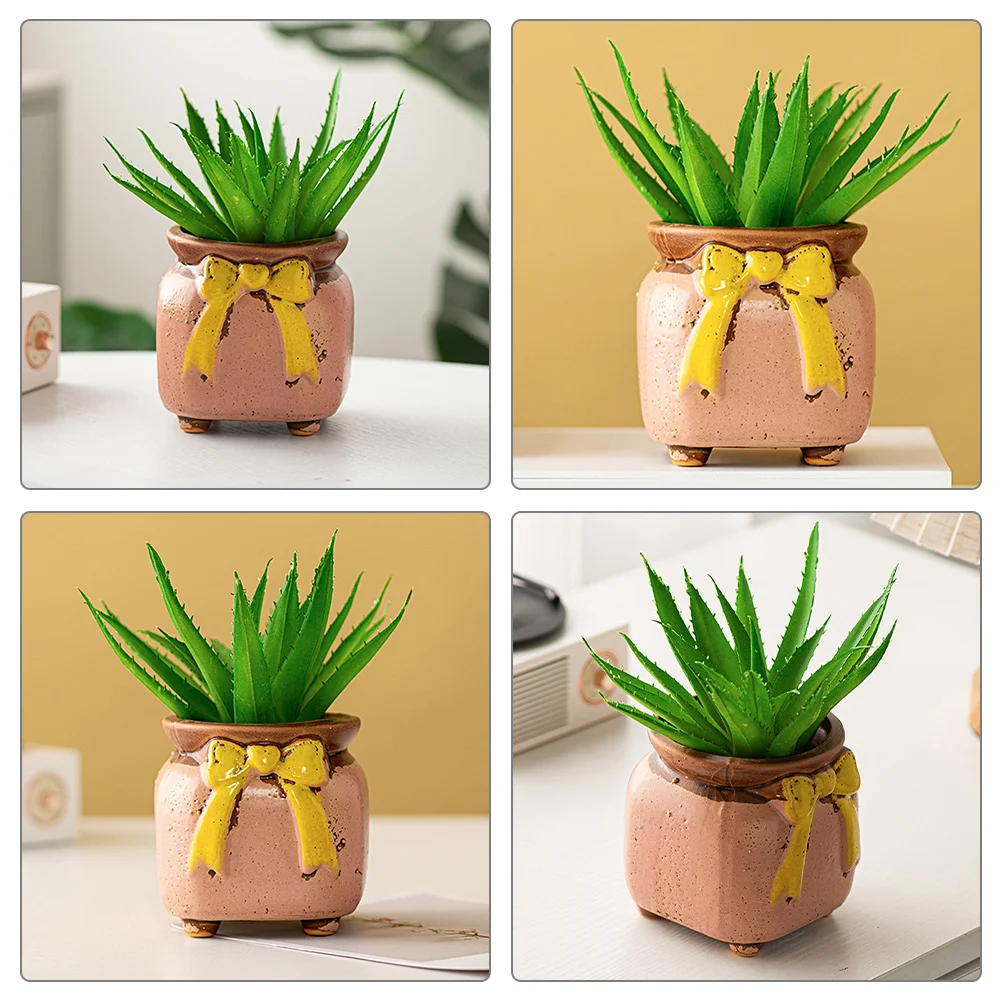Ceramic Succulent Pot Vintage Bowknot Small Plant Pot for Desktop Decoration Flower Pots Cactus Planter Indoor Succulent
Ceramic Succulent Pot Vintage Bowknot Small Plant Pot for Desktop Decoration Flower Pots Cactus Planter Indoor Succulent