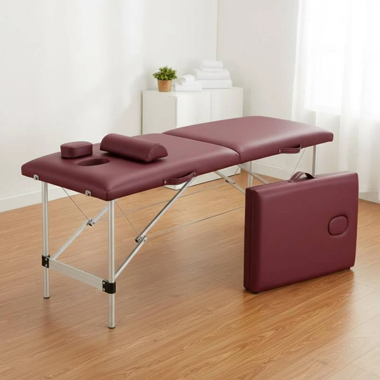 Portable Massage Table High-Density Foam Folding Cosmetic Bed Foldable Spa Bed Waterproof and Oil-Resistant Aluminum Spa Table
Portable Massage Table High-Density Foam Folding Cosmetic Bed Foldable Spa Bed Waterproof and Oil-Resistant Aluminum Spa Table