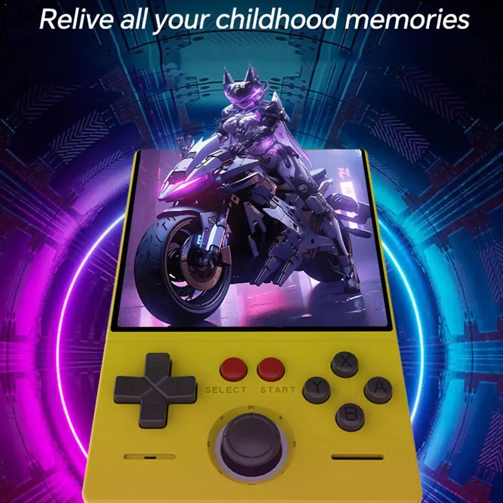 Handheld Game Console RK3326 Quad Core 15GHz 30+ Emulators Support Type C Dual TF Slots Portable Retro Gaming Device for PSP N64
Handheld Game Console RK3326 Quad Core 15GHz 30+ Emulators Support Type C Dual TF Slots Portable Retro Gaming Device for PSP N64