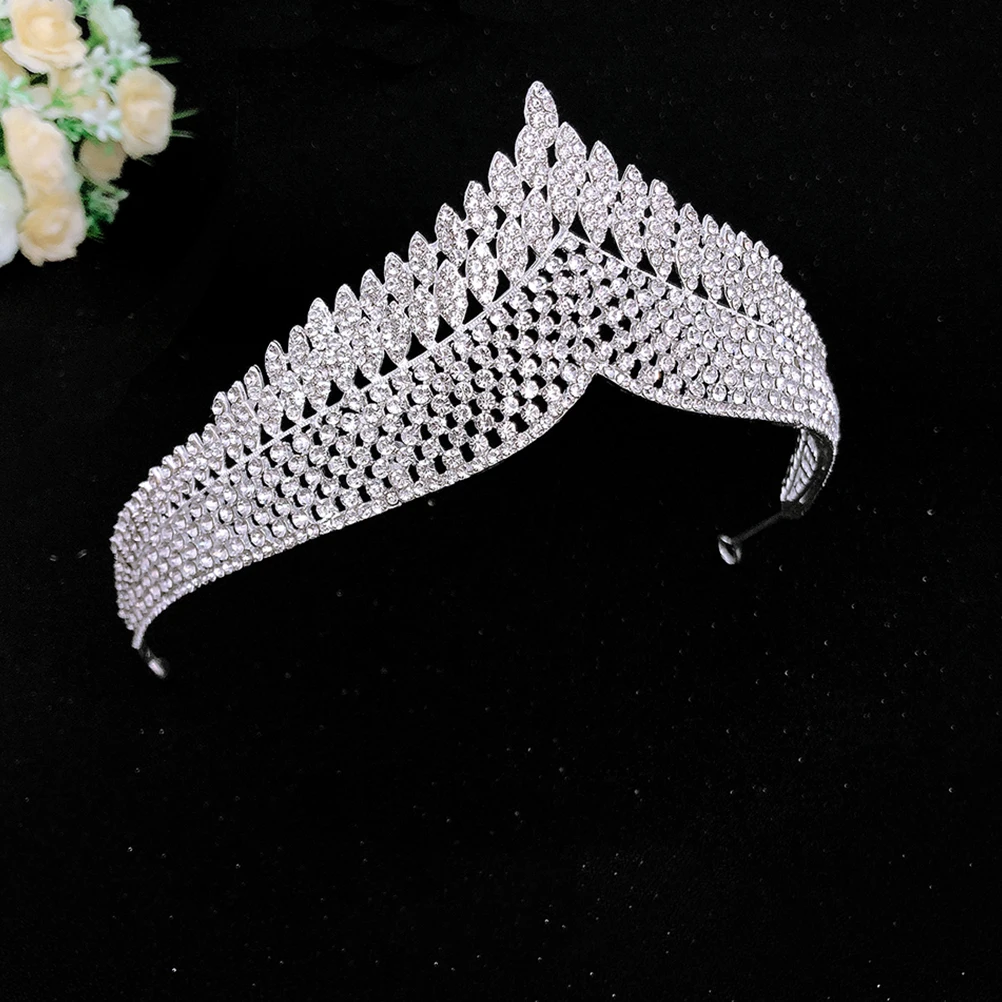 Bridal Crown Headdress Alloy Rhinestone Headb For Dress Birthday Headgear Party Hair Decor New Style Accessories
Bridal Crown Headdress Alloy Rhinestone Headb For Dress Birthday Headgear Party Hair Decor New Style Accessories