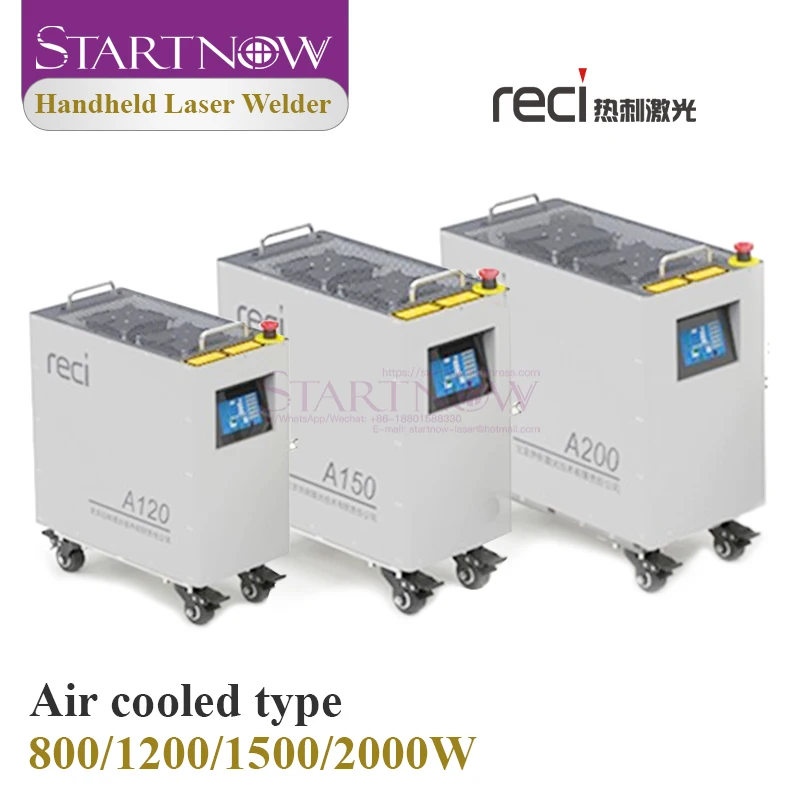 Startnow reci Air cooled Handheld laser welding machine with Storage Touch Screen A150 1500W Spot Welding or Continuous Welding
Startnow reci Air cooled Handheld laser welding machine with Storage Touch Screen A150 1500W Spot Welding or Continuous Welding
