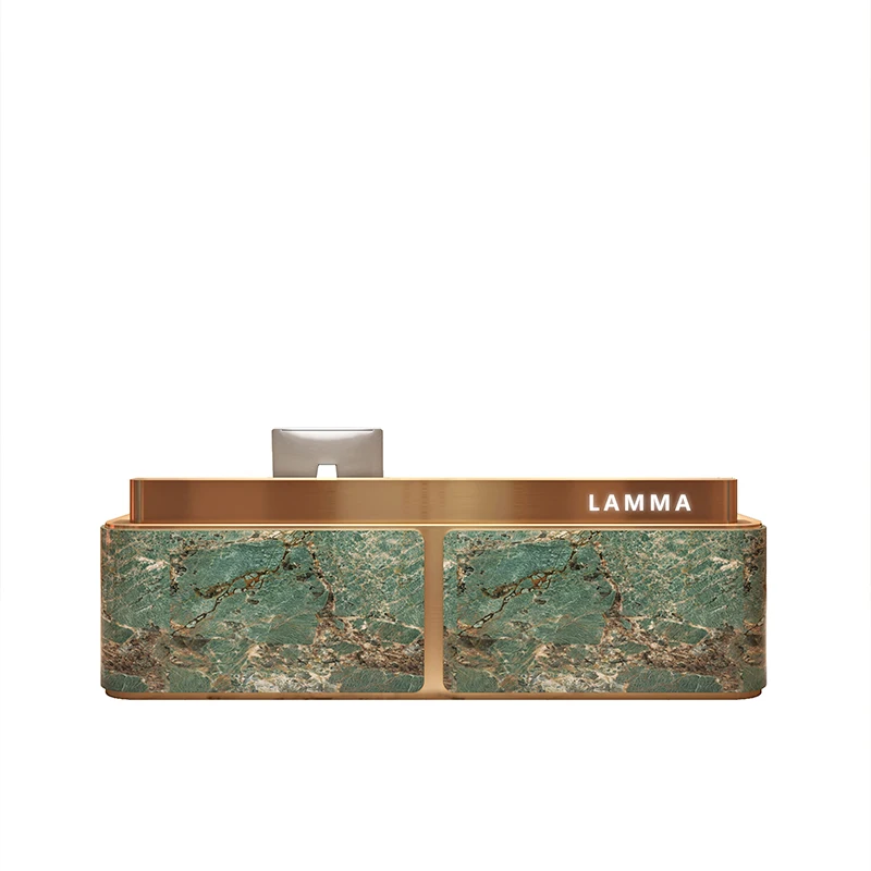 Современные длинные роскошные стойки регистрации Салон красоты Mostrador De Tienda Офисная мебель Зеленая стойка регистрации
Современные длинные роскошные стойки регистрации Салон красоты Mostrador De Tienda Офисная мебель Зеленая стойка регистрации