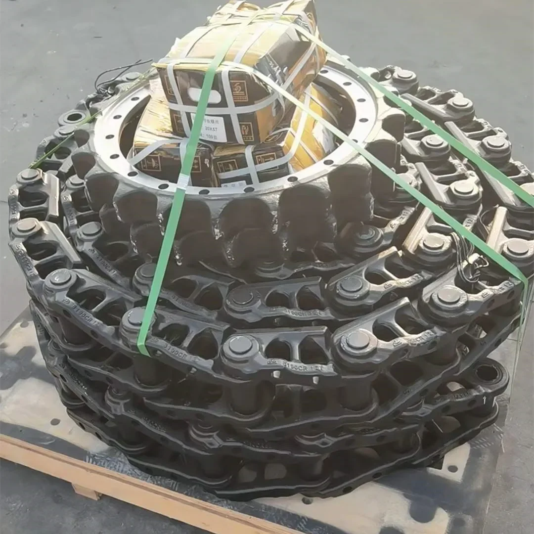 PC200 Excavator Track Shoe Assembly, Track Link Adjuster Bolt & Roller Sprocket Components, Undercarriage Drive Parts
PC200 Excavator Track Shoe Assembly, Track Link Adjuster Bolt & Roller Sprocket Components, Undercarriage Drive Parts