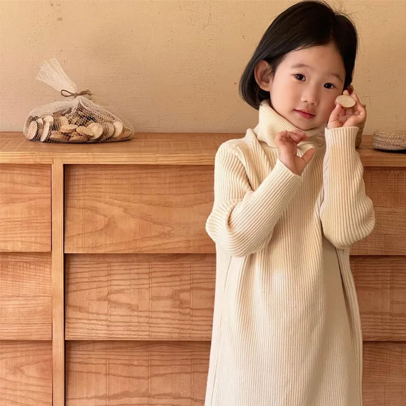 Girls Sweater Dress Children 2024 New Autumn Collection Fashion Simple Casual Dress Clothes Korean Simple Style Clothes Top
Girls Sweater Dress Children 2024 New Autumn Collection Fashion Simple Casual Dress Clothes Korean Simple Style Clothes Top