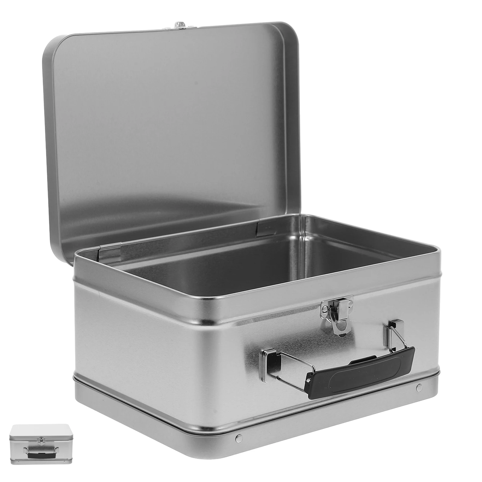 Portable Gift Box Food Storage Holder Metal Lunch Boxes Cookie Tins with Lids Containers Handle
Portable Gift Box Food Storage Holder Metal Lunch Boxes Cookie Tins with Lids Containers Handle