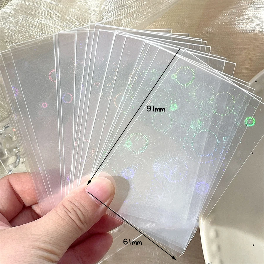 Sharkbang 50pcs/Lot Holo Card Sleeves 61x91mm 20C Fireworks PP Kpop Holder For Postcards Films Game Cards Photocard Protector
Sharkbang 50pcs/Lot Holo Card Sleeves 61x91mm 20C Fireworks PP Kpop Holder For Postcards Films Game Cards Photocard Protector
