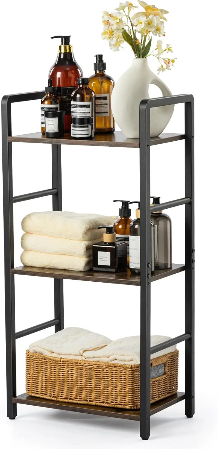 3-Tier Metal Bathroom Shelf, Narrow Freestanding Storage Unit for Laundry & Toilet Organizer
3-Tier Metal Bathroom Shelf, Narrow Freestanding Storage Unit for Laundry & Toilet Organizer