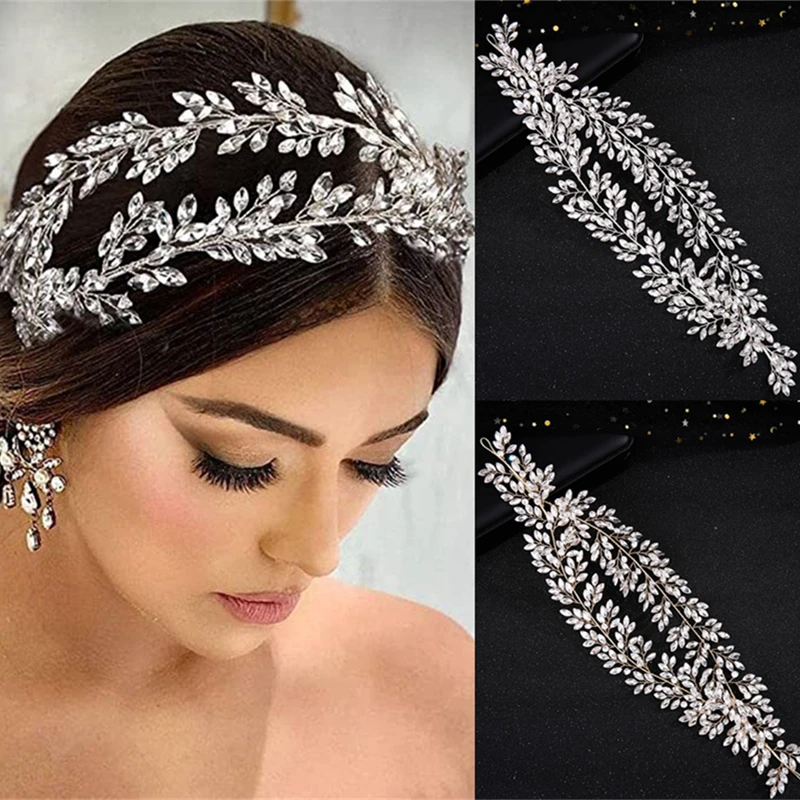 Luxury Crystal Wedding Bridal Headband Hairband Tiara For Women Bride Party Queen Rhinestone Headband Wedding Hair Accessories
Luxury Crystal Wedding Bridal Headband Hairband Tiara For Women Bride Party Queen Rhinestone Headband Wedding Hair Accessories
