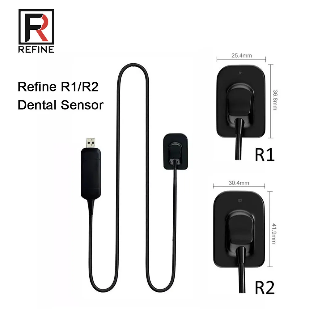 REFINE Dental Digital Sensor R1/R2 RVG Sensor RX HD Image Intraoral Digital System Dentistry Equipment
REFINE Dental Digital Sensor R1/R2 RVG Sensor RX HD Image Intraoral Digital System Dentistry Equipment
