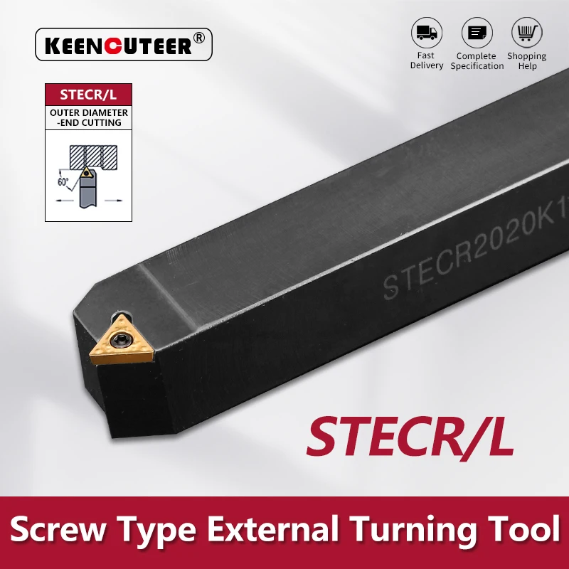 External Turning Tool STECR STECR1616 STECR2020 STECR2525 Cutter Bar CNC Lathe Bar Turning Holder
External Turning Tool STECR STECR1616 STECR2020 STECR2525 Cutter Bar CNC Lathe Bar Turning Holder