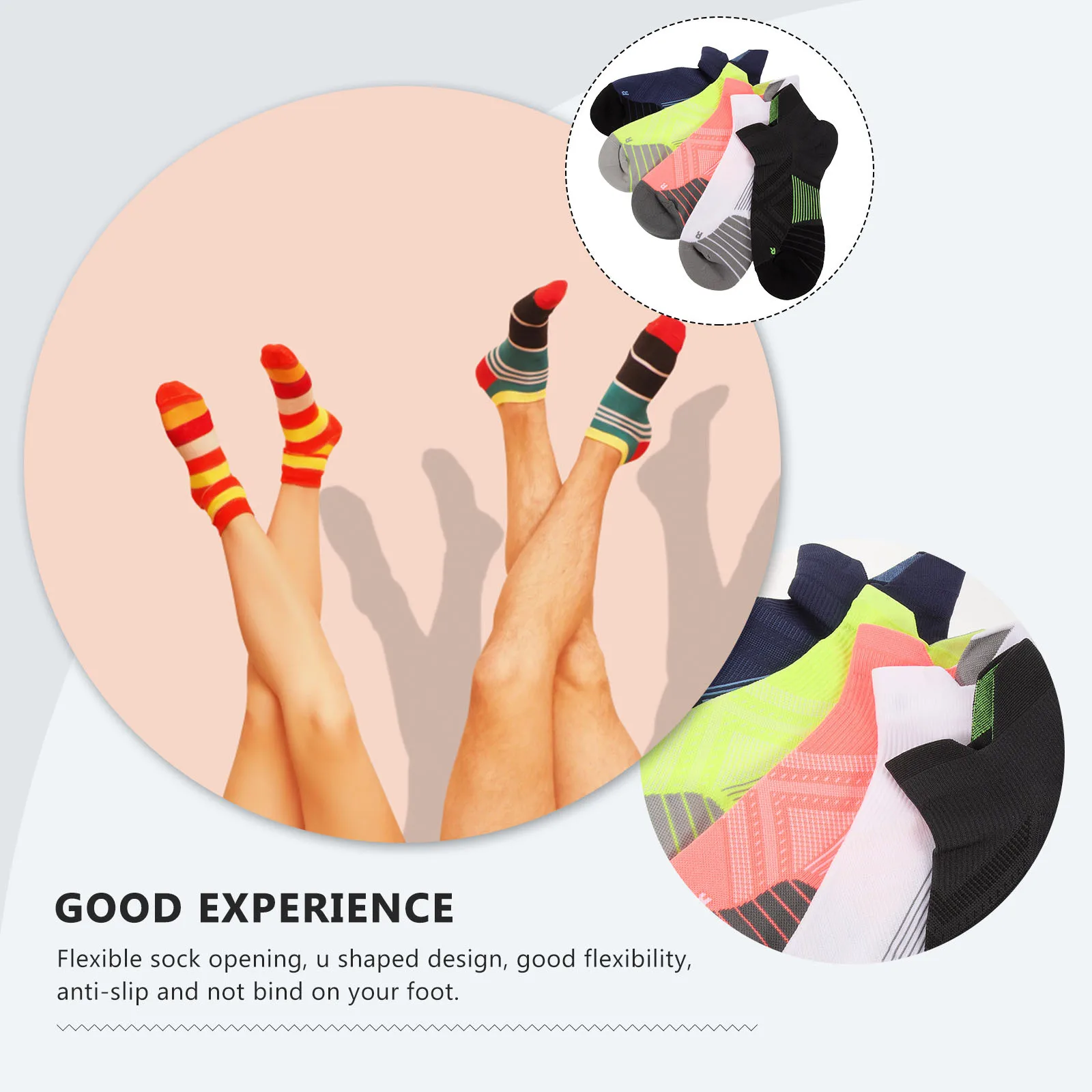 5 пар дышащих нескользящих носков для бега, сетчатые вентилируемые удобные гибкие носки до щиколотки, повседневные для мужчин и женщин
5 пар дышащих нескользящих носков для бега, сетчатые вентилируемые удобные гибкие носки до щиколотки, повседневные для мужчин и женщин
