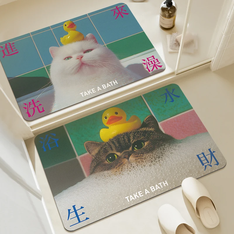 Cartoon Batoom Mat Water Absorbent Non-Slip Pad for Kitchen Toilet Home Use Anti-Dirt Fall Proof Batoom Carpet
Cartoon Batoom Mat Water Absorbent Non-Slip Pad for Kitchen Toilet Home Use Anti-Dirt Fall Proof Batoom Carpet