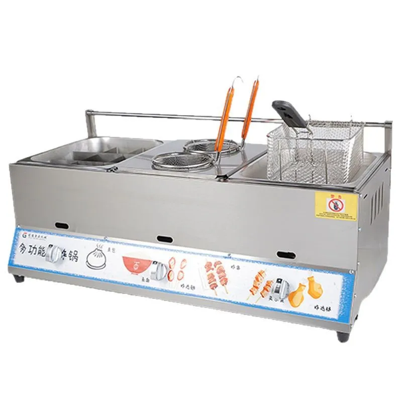 Gas gas fryer, stall multi functional Oden cooking pot 
Gas gas fryer, stall multi functional Oden cooking pot