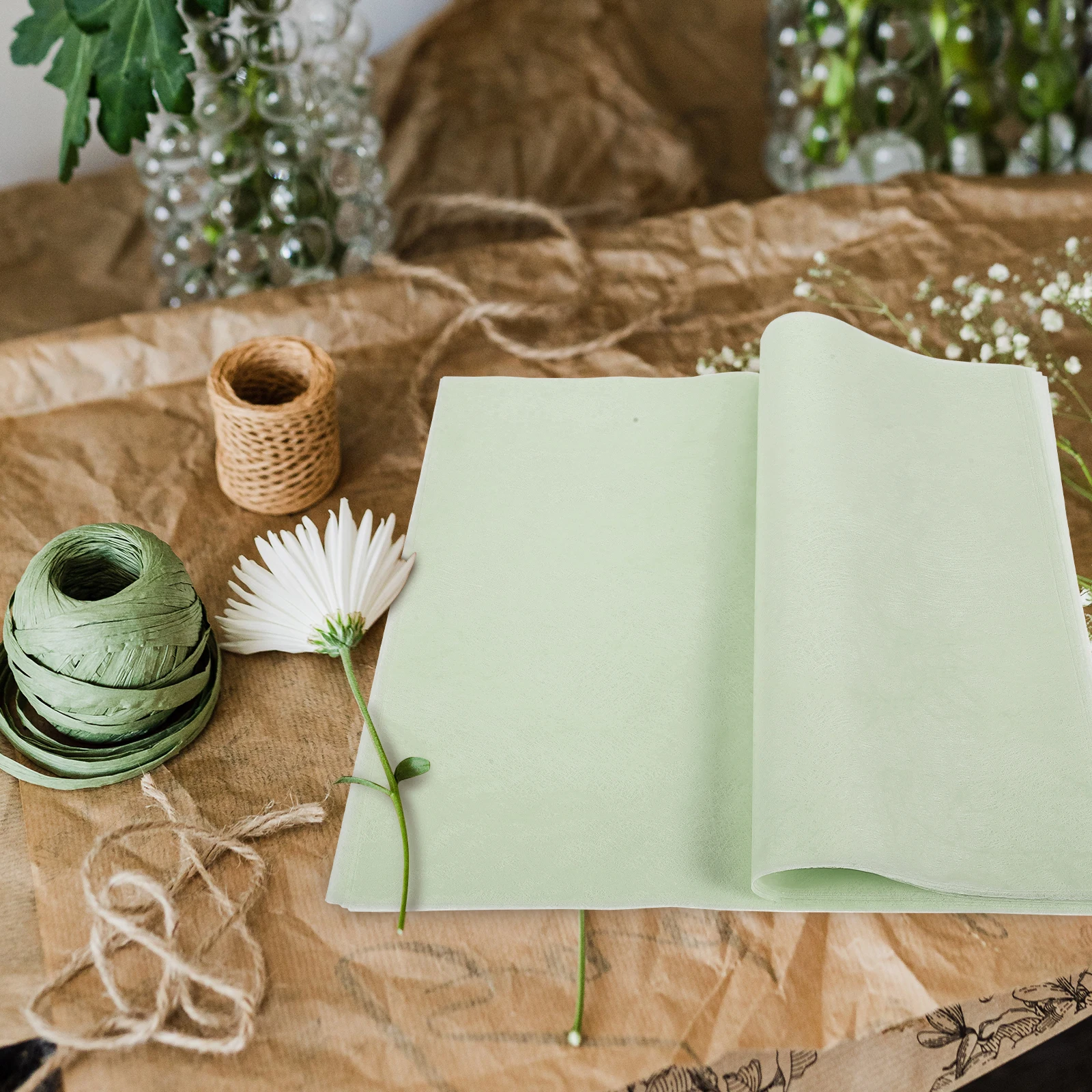 100 Sheets Waterproof Pear Tissue Paper Green Color for Flowers Bouquet Gift Wrapping Bulk Packaging Floral Holiday Present Box
100 Sheets Waterproof Pear Tissue Paper Green Color for Flowers Bouquet Gift Wrapping Bulk Packaging Floral Holiday Present Box