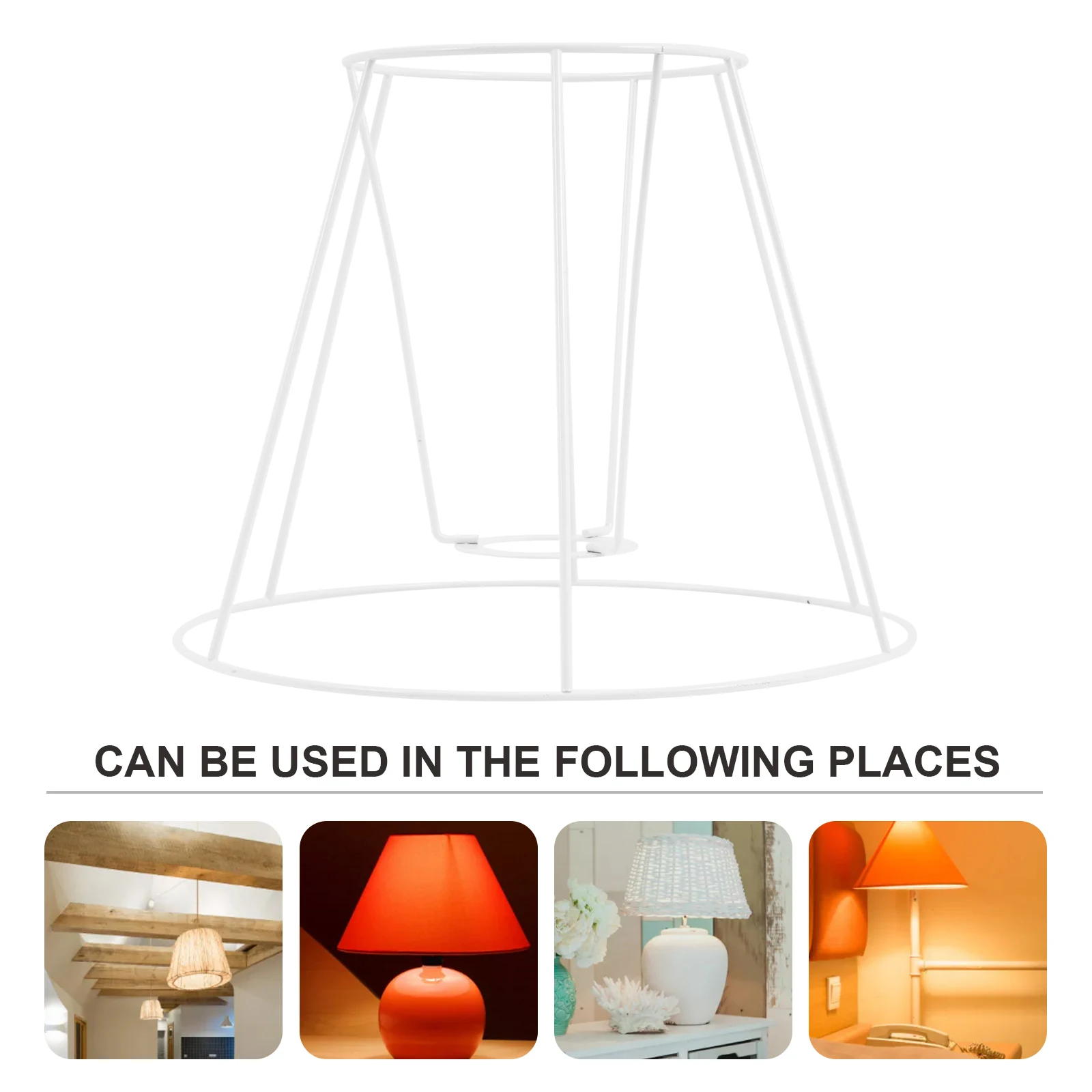 DIY Lampshade Frame 13x24x19cm Iron Rack Round Square Table Lamp Shade Holder Metal DIY Craft Frame for Home Office
DIY Lampshade Frame 13x24x19cm Iron Rack Round Square Table Lamp Shade Holder Metal DIY Craft Frame for Home Office