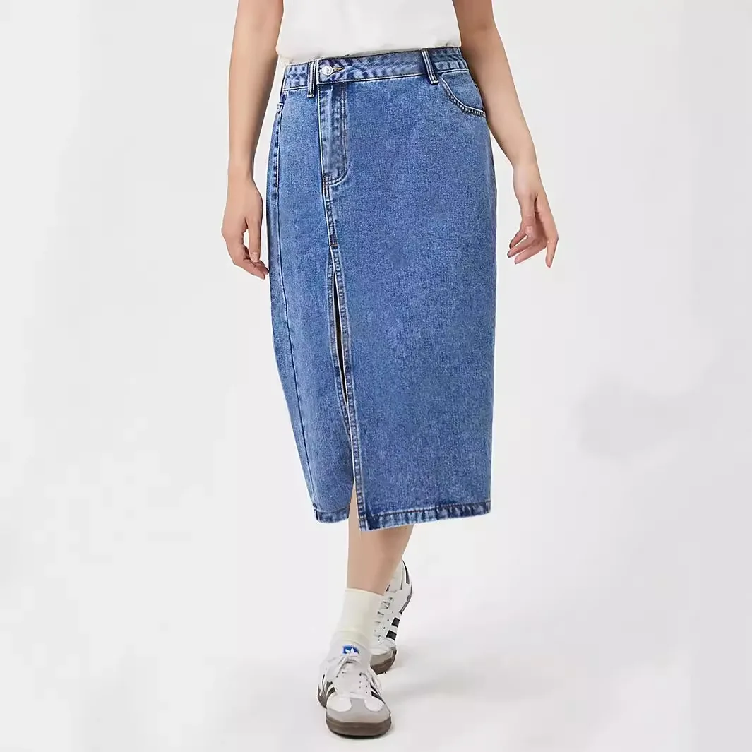Split Denim Skirt for Women Vintage High Waisted A Line Skirt Streetwear Skirts 2024 Autumn Female Solid Color Mid Length Skirts
Split Denim Skirt for Women Vintage High Waisted A Line Skirt Streetwear Skirts 2024 Autumn Female Solid Color Mid Length Skirts
