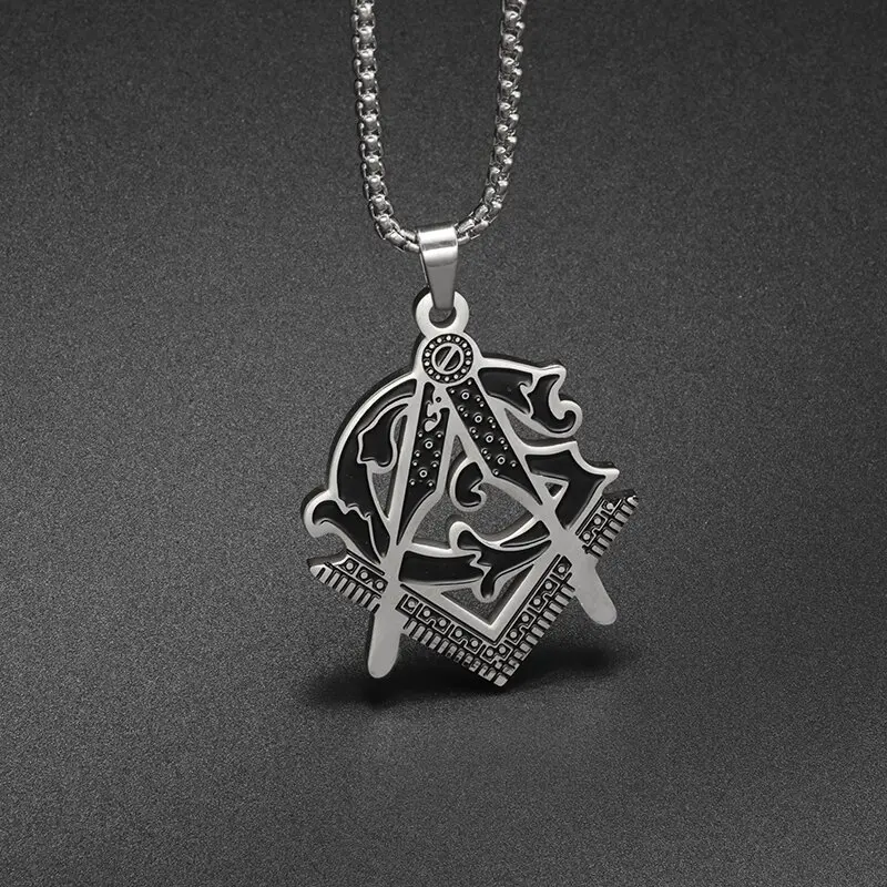Exquisite Stainless Steel Masonic Symbol Pendant Necklace for Men Women High Quality Street Daily Personality Trend Jewelry
Exquisite Stainless Steel Masonic Symbol Pendant Necklace for Men Women High Quality Street Daily Personality Trend Jewelry