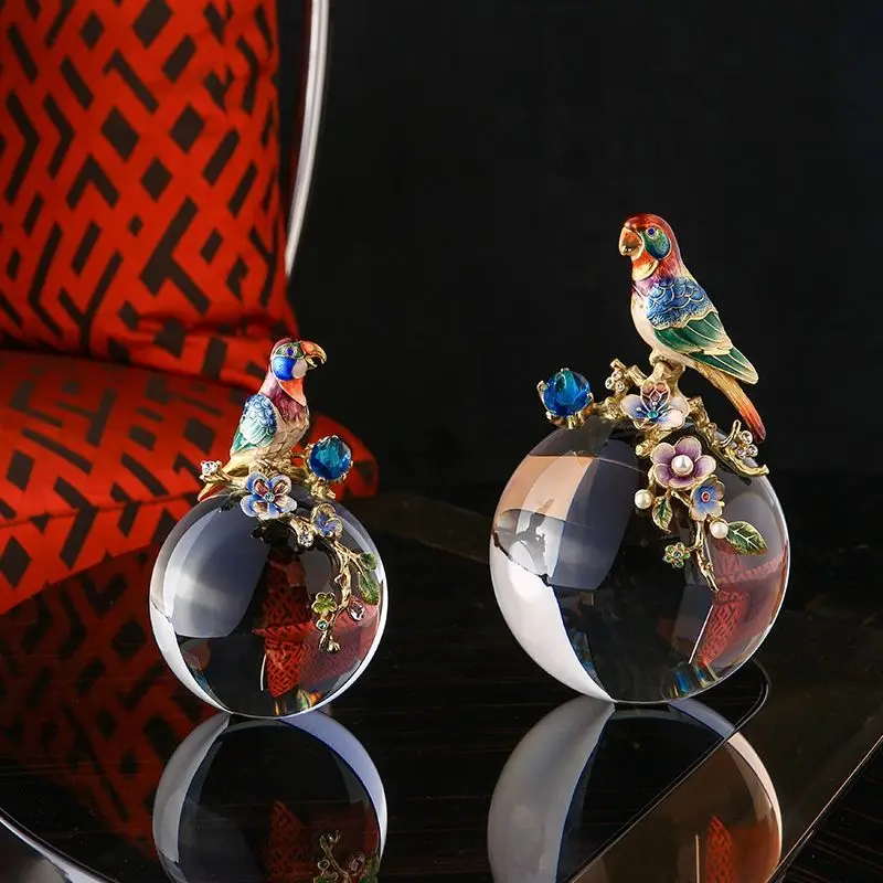 Light Luxury High-grade Enamel Ornaments Allegorical Crystal Ball Alloy TV Cabinet Office Living Room Home Decorations
Light Luxury High-grade Enamel Ornaments Allegorical Crystal Ball Alloy TV Cabinet Office Living Room Home Decorations