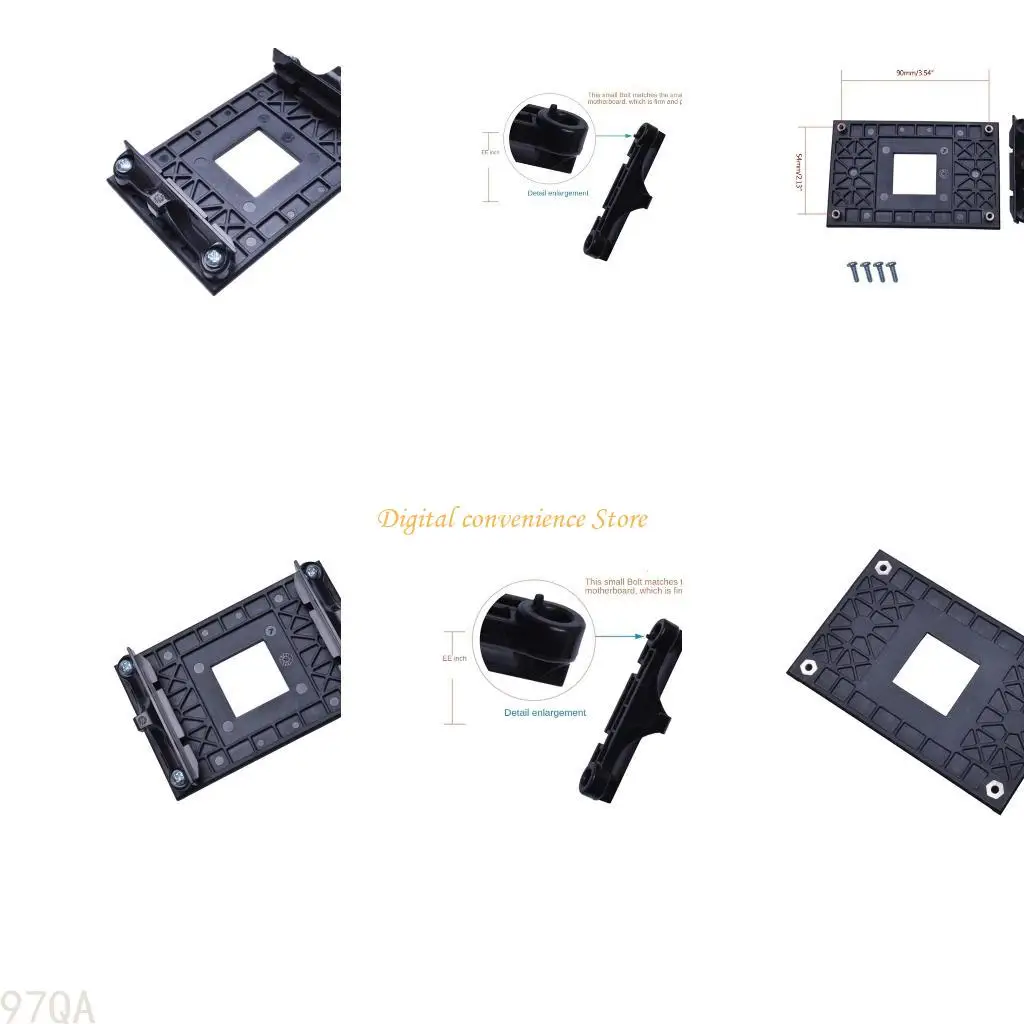 97QA forAMD AM4 PC Heatsink Rack CPU Cooler Fan Holder Base Cooling Radiator Bracket 
97QA forAMD AM4 PC Heatsink Rack CPU Cooler Fan Holder Base Cooling Radiator Bracket