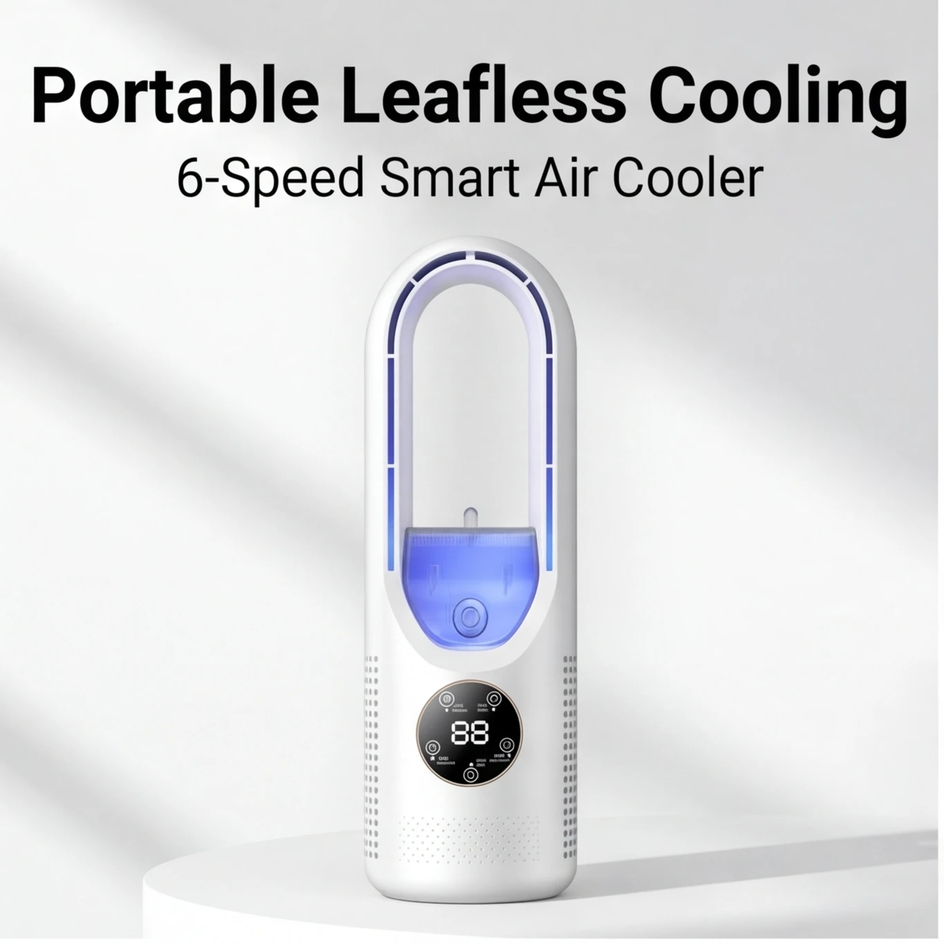 Mini Air Cooler Humidification Cooling USB Silent Timed Air Conditioning Fan Colorful Lights Night Light Led Screen 6 Wind Speed
Mini Air Cooler Humidification Cooling USB Silent Timed Air Conditioning Fan Colorful Lights Night Light Led Screen 6 Wind Speed