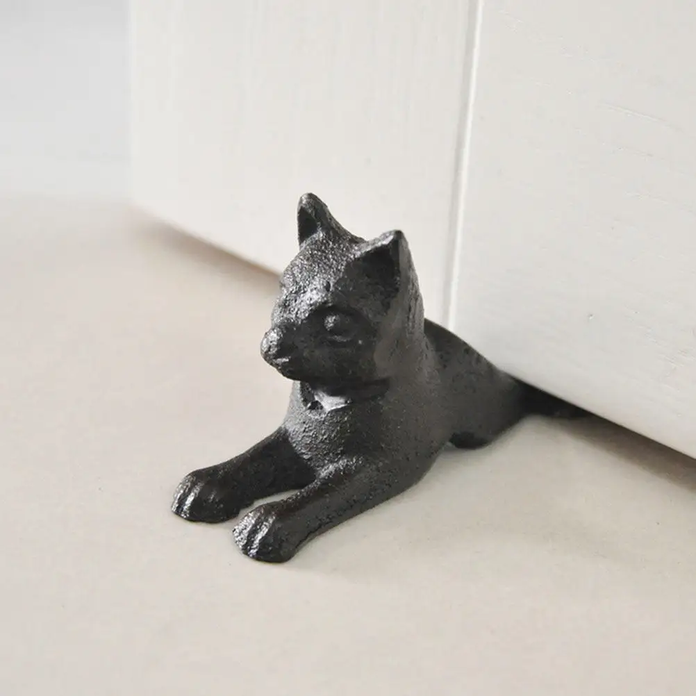 2Pcs Cast Iron Cat Door Stop Windproof Heavy Duty Door Wedge Anti-Slip Creative Doorstop for Home Office Floor Protection
2Pcs Cast Iron Cat Door Stop Windproof Heavy Duty Door Wedge Anti-Slip Creative Doorstop for Home Office Floor Protection