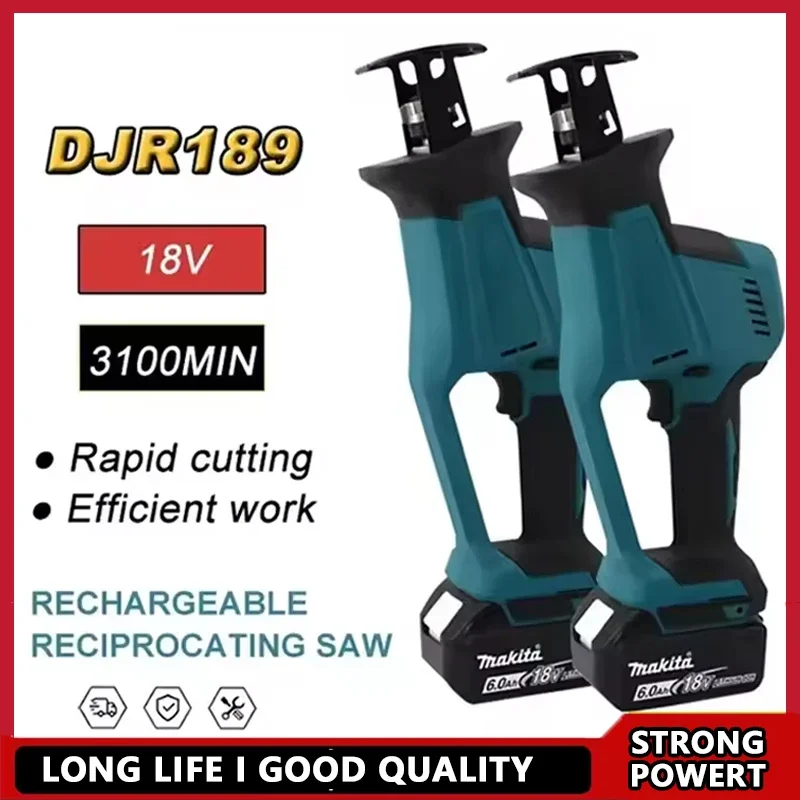 Fit Makita DJR189 18V Cordless Electric Reciprocating Saw Brushless Rechargeable Wood Metal Cutting Portable Power Tool Fit
Fit Makita DJR189 18V Cordless Electric Reciprocating Saw Brushless Rechargeable Wood Metal Cutting Portable Power Tool Fit