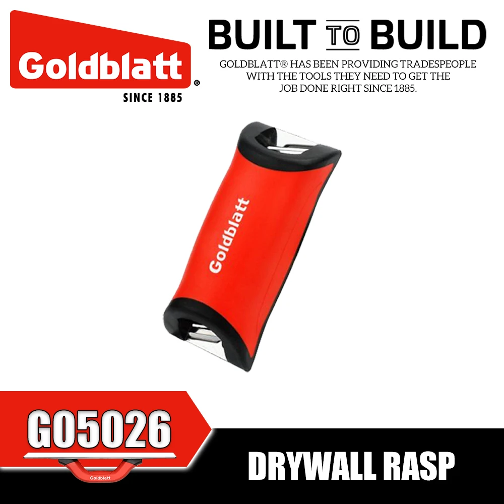 GOLDBLATT G05026 Drywall Rasp
GOLDBLATT G05026 Drywall Rasp