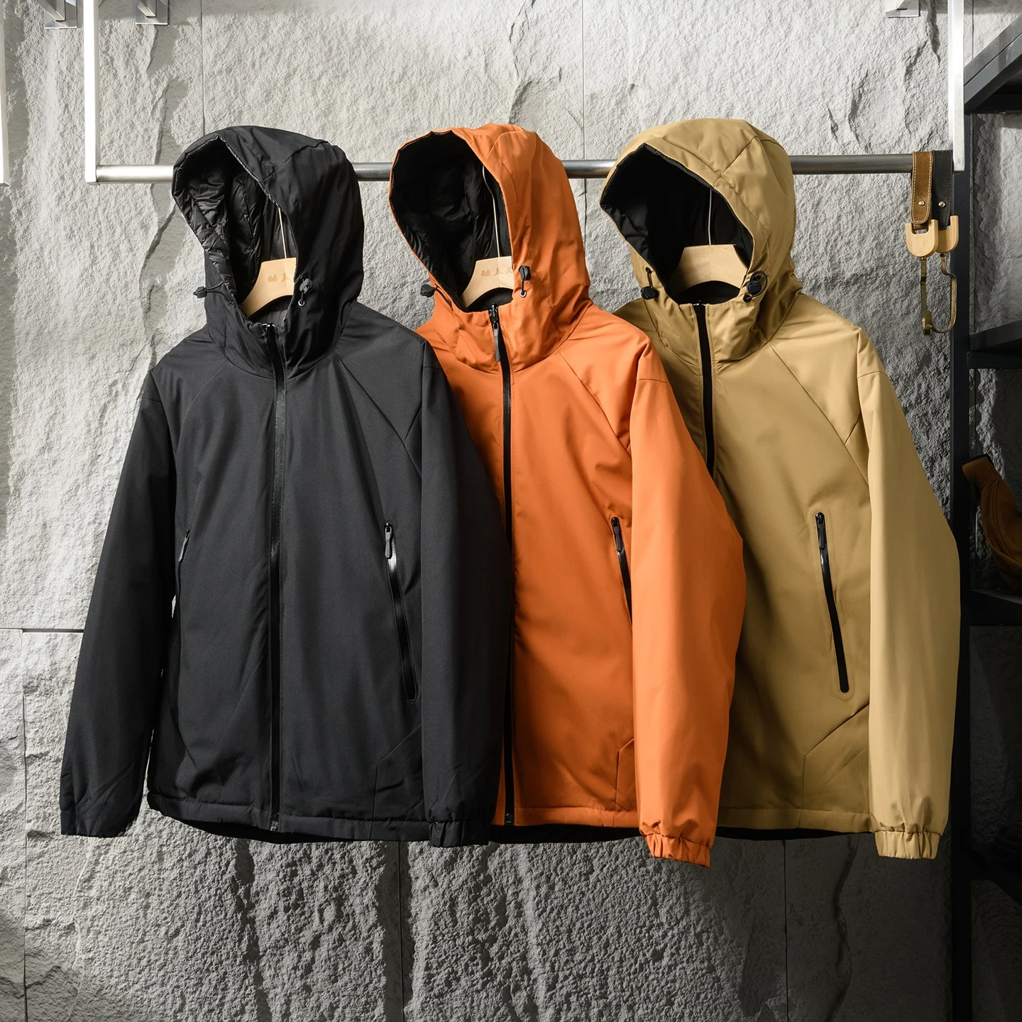 Double-Sided Wearable Men's down Jacket Windproof Waterproof 90% White Duck down Hooded Outdoor Fleece Thickened Zipper Closure
Double-Sided Wearable Men's down Jacket Windproof Waterproof 90% White Duck down Hooded Outdoor Fleece Thickened Zipper Closure