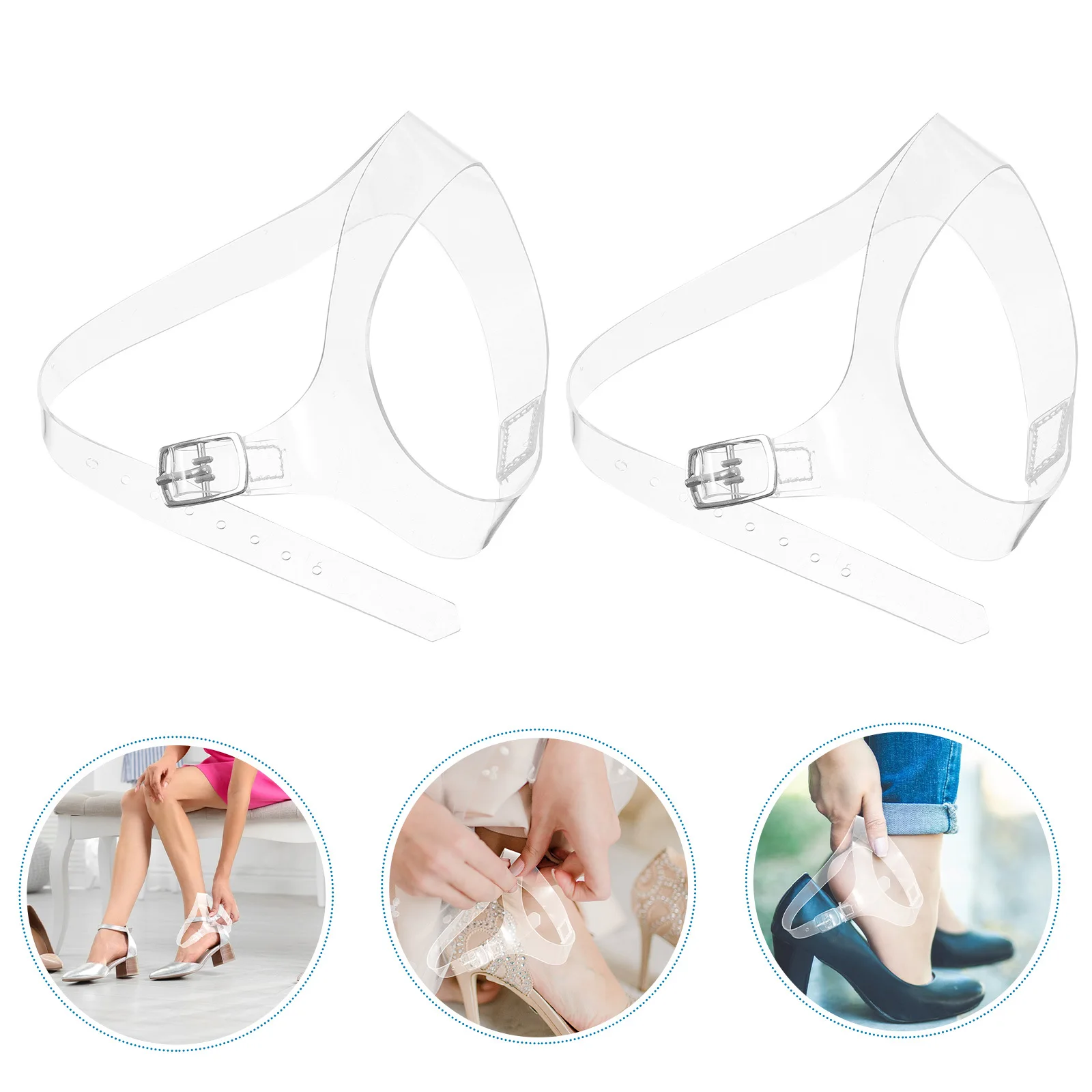 2Pairs High Heels Shoe Strings Adjustable Buckle Closure Anti-Slip Detachable Strap for Loose Shoes Comfortable Fit Elegant
2Pairs High Heels Shoe Strings Adjustable Buckle Closure Anti-Slip Detachable Strap for Loose Shoes Comfortable Fit Elegant
