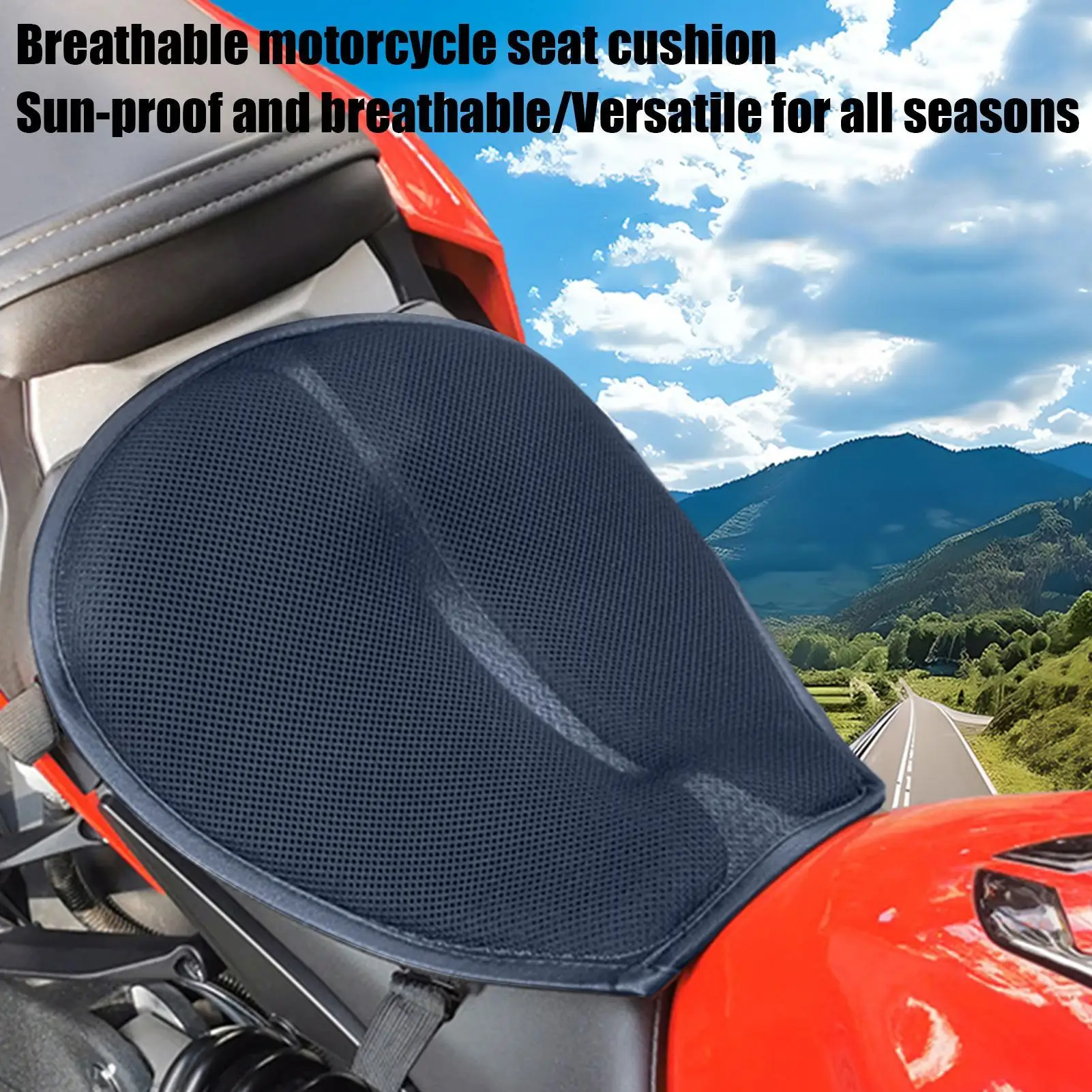 Motorcycle Cushion Motorcycle Air Seat Cushion Breathable Anti Sweat Padded Removable Insert Comfort Ergonomic Covers Stops Hot
Motorcycle Cushion Motorcycle Air Seat Cushion Breathable Anti Sweat Padded Removable Insert Comfort Ergonomic Covers Stops Hot
