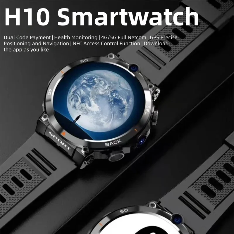 H10 Смарт-часы4GNet Global WIFI с многофункциональным спортивным круглым экраном Smartwatch NFC-позиционирование для фитнес-трекера
H10 Смарт-часы4GNet Global WIFI с многофункциональным спортивным круглым экраном Smartwatch NFC-позиционирование для фитнес-трекера