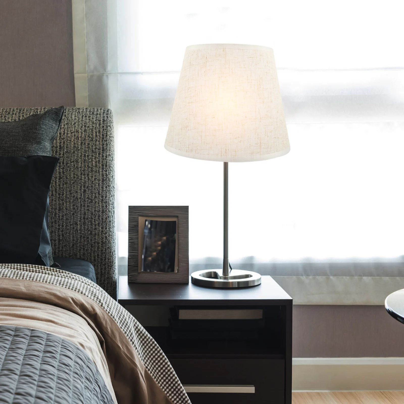 Linen Fabric Lamp Shade 30Cm Replacement Cover For Desk Floor Table Lamp Bedroom Decorative Light Shade E27
Linen Fabric Lamp Shade 30Cm Replacement Cover For Desk Floor Table Lamp Bedroom Decorative Light Shade E27