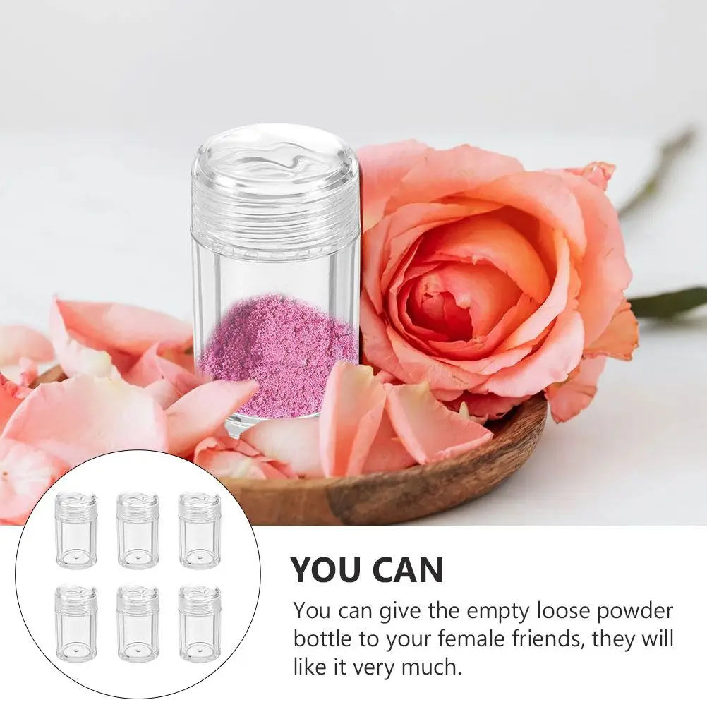 6 Pcs 10ml Mini Loose Powder Bottle Portable Travel Makeup Containers Refillable Plastic Container
6 Pcs 10ml Mini Loose Powder Bottle Portable Travel Makeup Containers Refillable Plastic Container