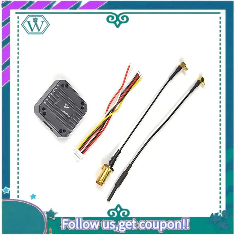 Upgraded 1.5W VTX FPV Drone Transmitter High Power CNC Heat Dissipation For Model Aircraft And Drones Picture Transmission
Upgraded 1.5W VTX FPV Drone Transmitter High Power CNC Heat Dissipation For Model Aircraft And Drones Picture Transmission