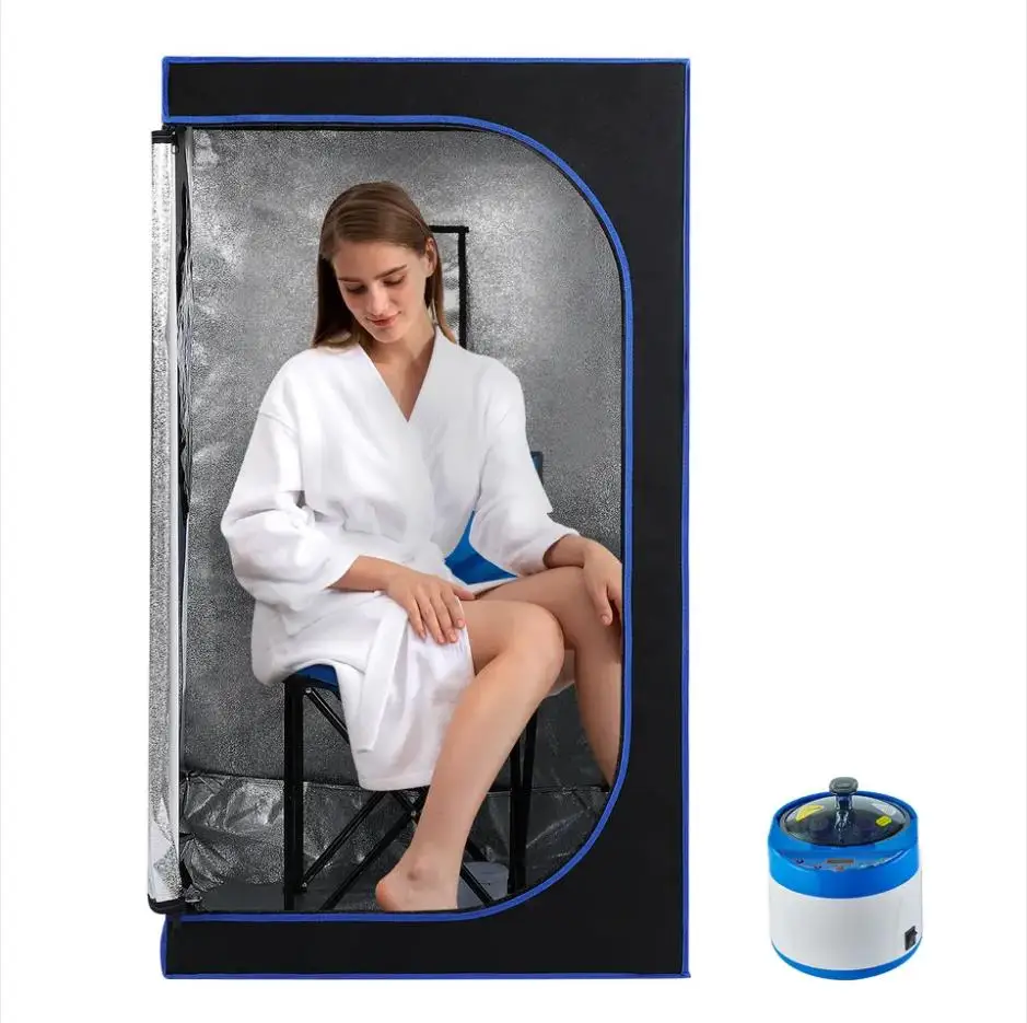 110v 220v Portable Home Denim Cloth Home Use Sauna Tent with Steamer
110v 220v Portable Home Denim Cloth Home Use Sauna Tent with Steamer