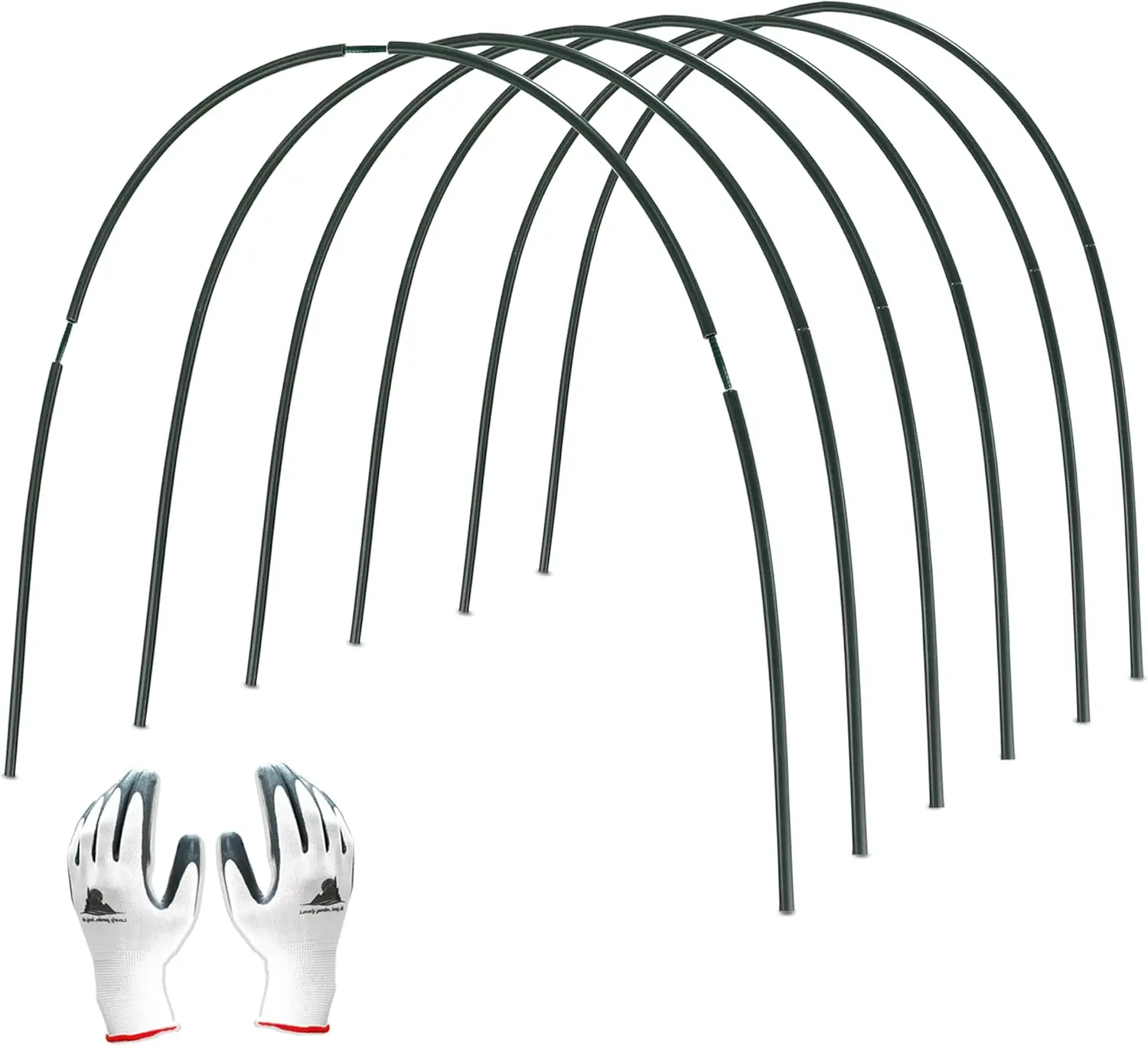 24-Pack Garden Hoops for Raised Beds, DIY Greenhouse Kit, All-Season Plant Protection, Easy Assembly
24-Pack Garden Hoops for Raised Beds, DIY Greenhouse Kit, All-Season Plant Protection, Easy Assembly